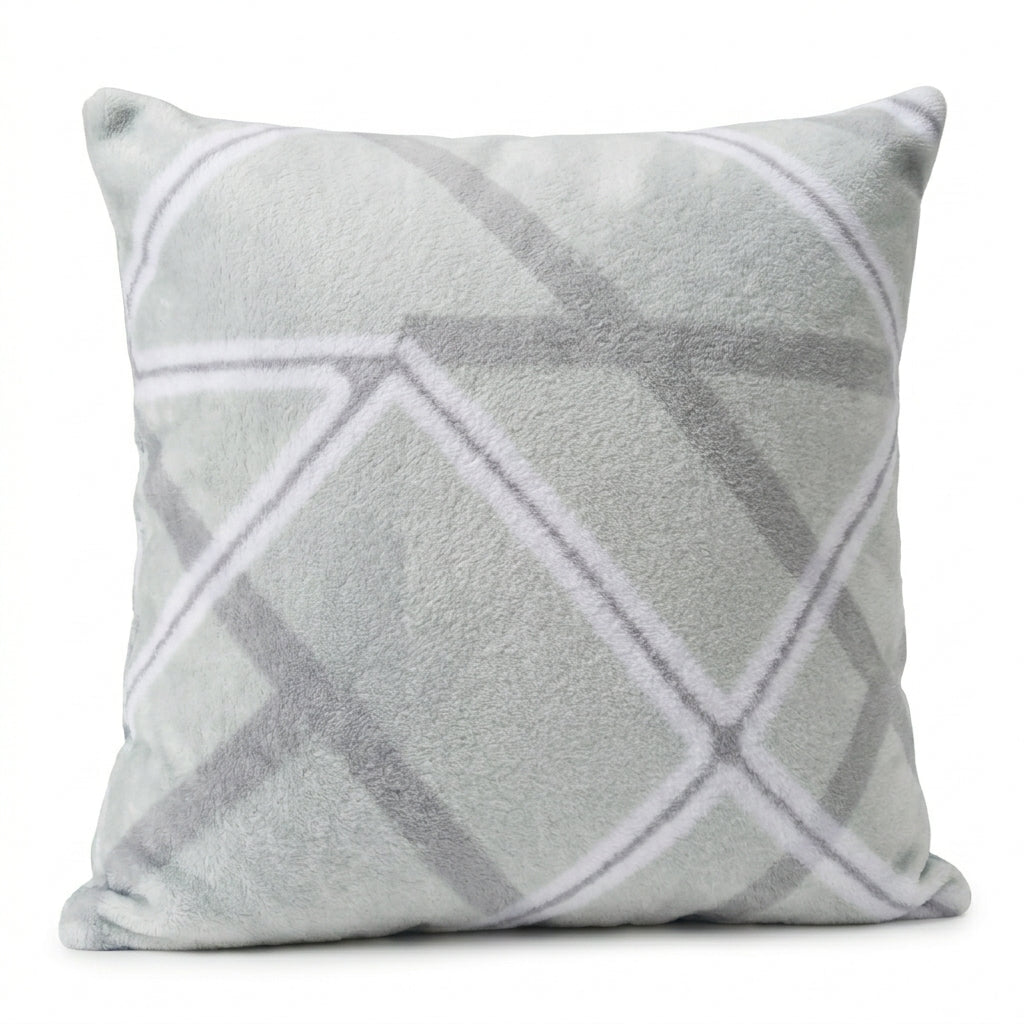 Filled Fleece Cushion- Set of 2 16x16 inches