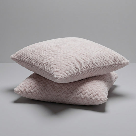 Filled Fleece Cushion- Set of 2 16x16 inches