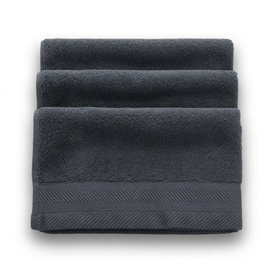 Premium Cotton Towel Charcoal Gray-480 GSM