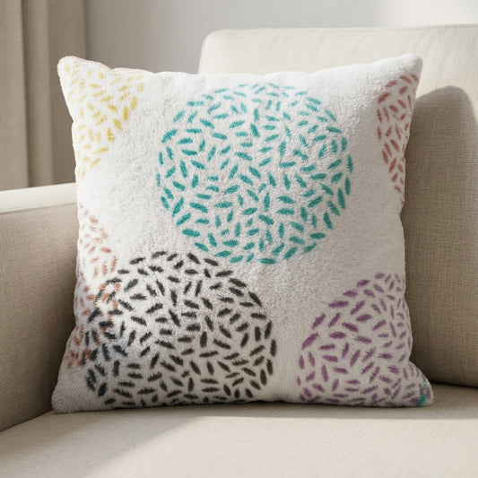 Filled Fleece Cushion- Set of 2 16x16 inches