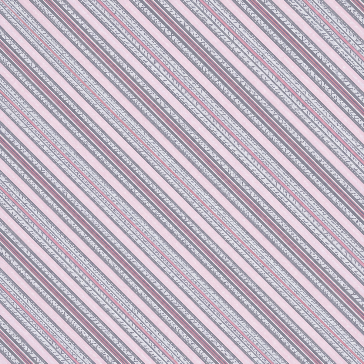 Poly Cotton Bedsheet Set- Dusty Rose Stripe