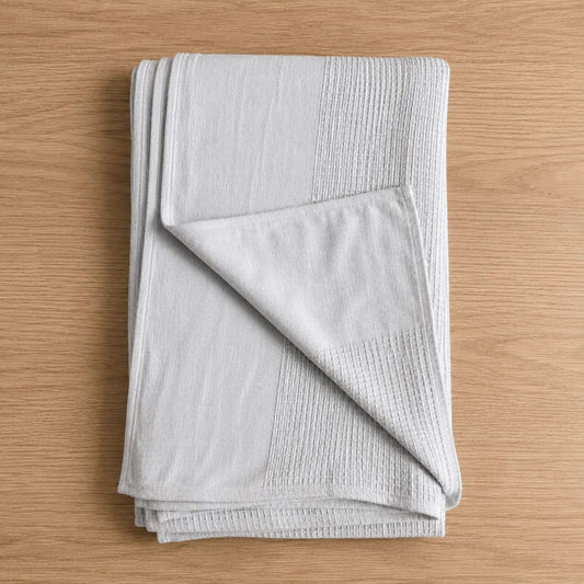 Thermal Blanket Waffle Knit-Pure White