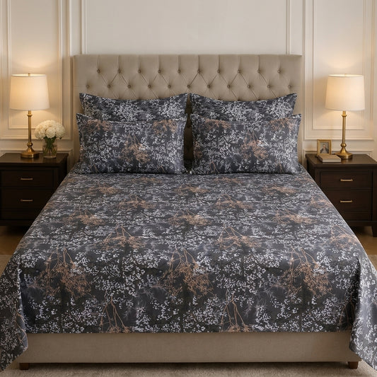 6-Piece Reversible Poly Cotton Comforter Set