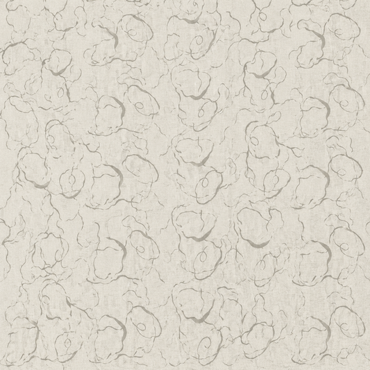 100% Cotton Grey Floral Sketch– Floral Bedsheet Set