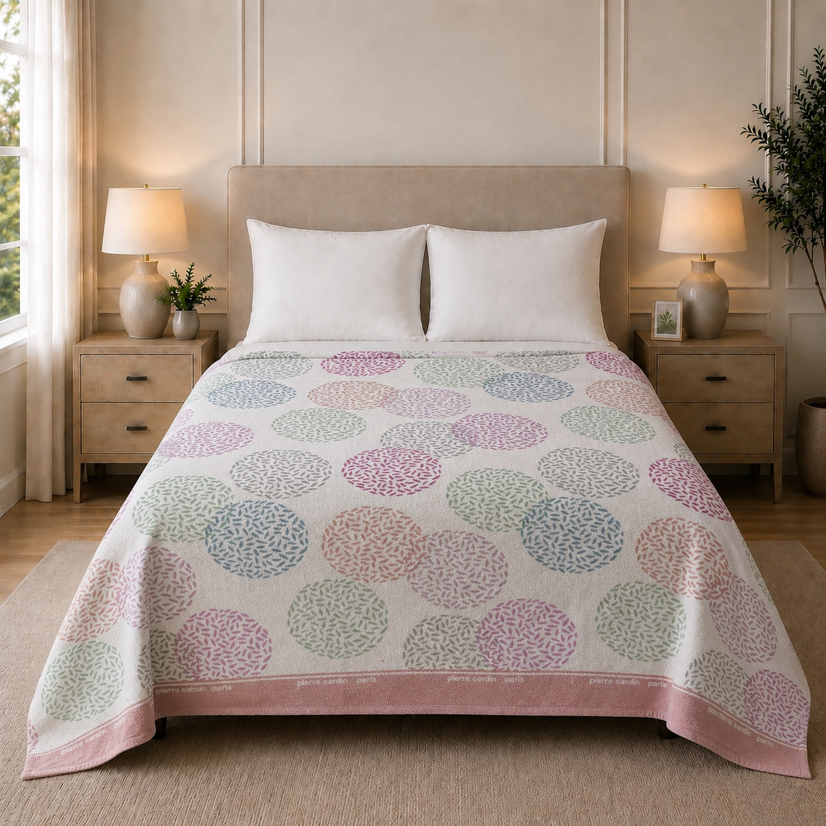 Fleece Blanket (Single Ply)-Doris C03