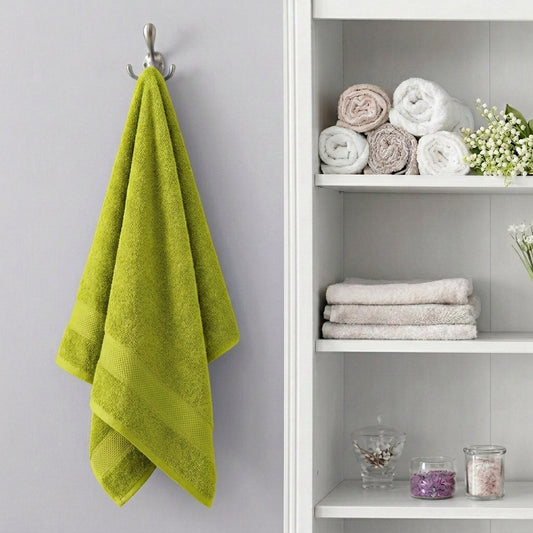 Premium Cotton Towel Neon Green-500 GSM