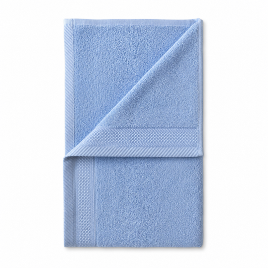 premium cotton towel sky blue