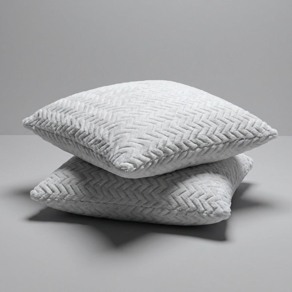 Filled Fleece Cushion- Set of 2 16x16 inches