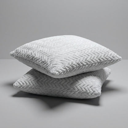 Filled Fleece Cushion- Set of 2 16x16 inches