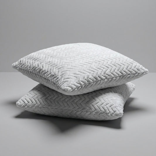 Filled Fleece Cushion- Set of 2 16x16 inches