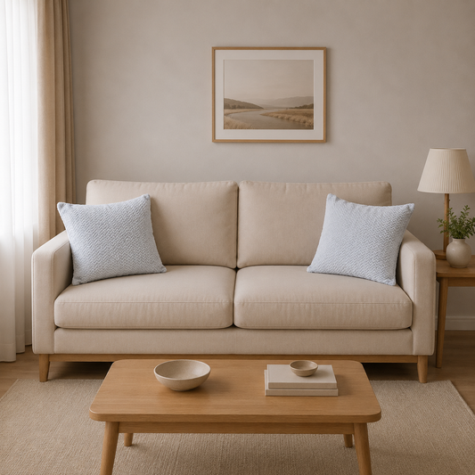 Filled Fleece Cushion- Set of 2 16x16 inches