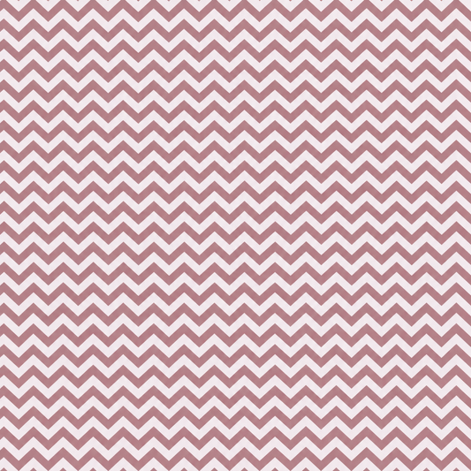 Poly Cotton Bedsheet Set- Blush Chevron