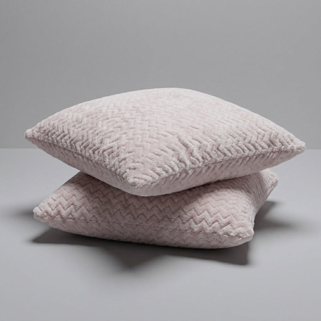 Filled Fleece Cushion- Set of 2 16x16 inches