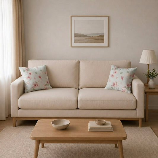Filled Fleece Cushion- Set of 2 16x16 inches
