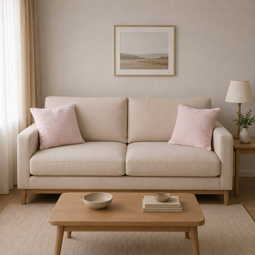 Filled Fleece Cushion- Set of 2 16x16 inches