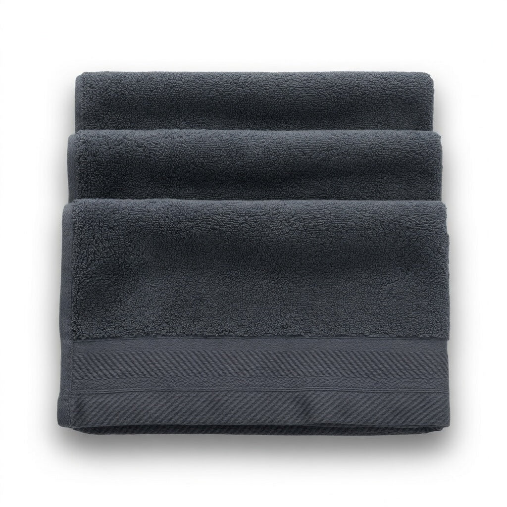 Premium Cotton Towel Charcoal Gray-480 GSM