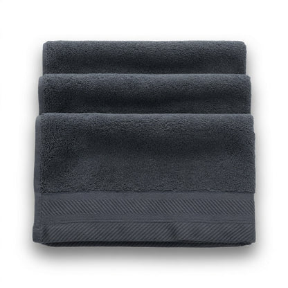 Premium Cotton Towel Charcoal Gray-480 GSM
