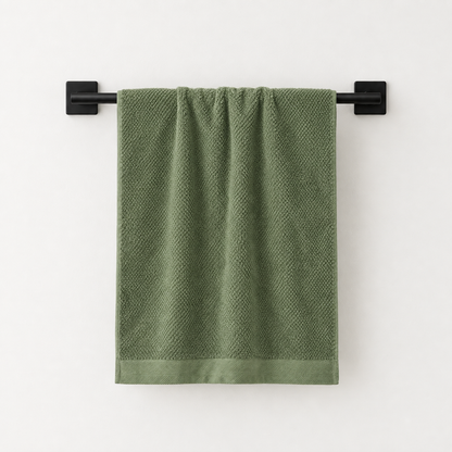 Premium Cotton Towel Hunter Green Popcorn Weave-525GSM