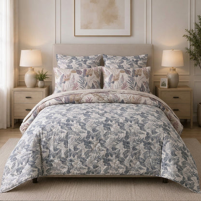 6-Piece Reversible Poly Cotton Comforter Set