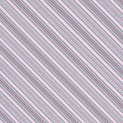 Poly Cotton Bedsheet Set- Dusty Rose Stripe