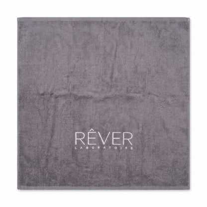 Premium Cotton Bath Sheet Charcoal Gray Embroided-500 GSM