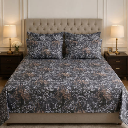 6-Piece Reversible Poly Cotton Comforter Set