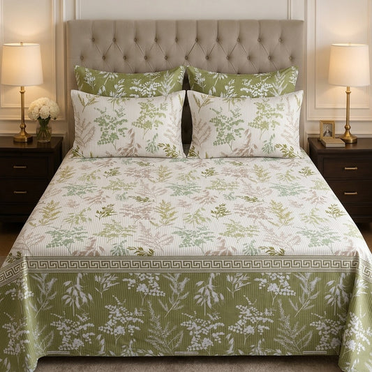 6-Piece Reversible Poly Cotton Comforter Set