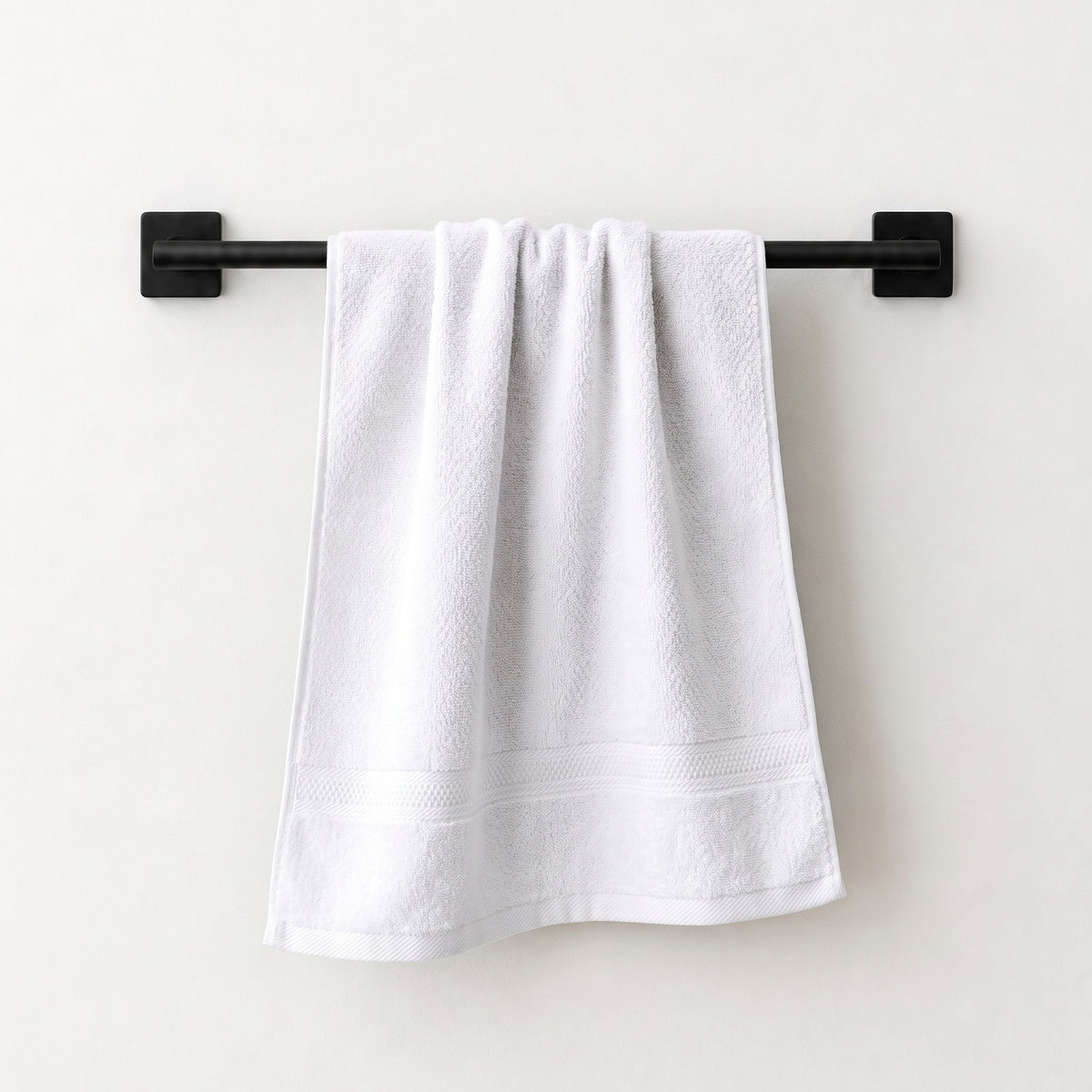 Premium Cotton Towel Pure White-600GSM