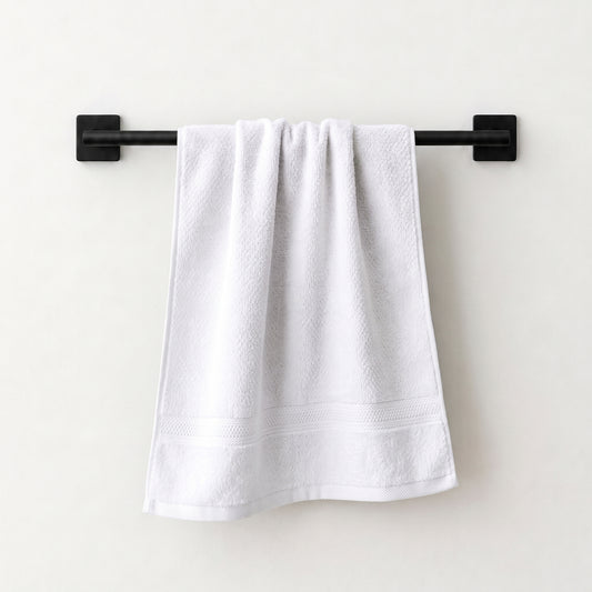 Premium Cotton Towel Pure White-600GSM