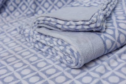 Fleece Blanket (Single Ply)-Azul 1045