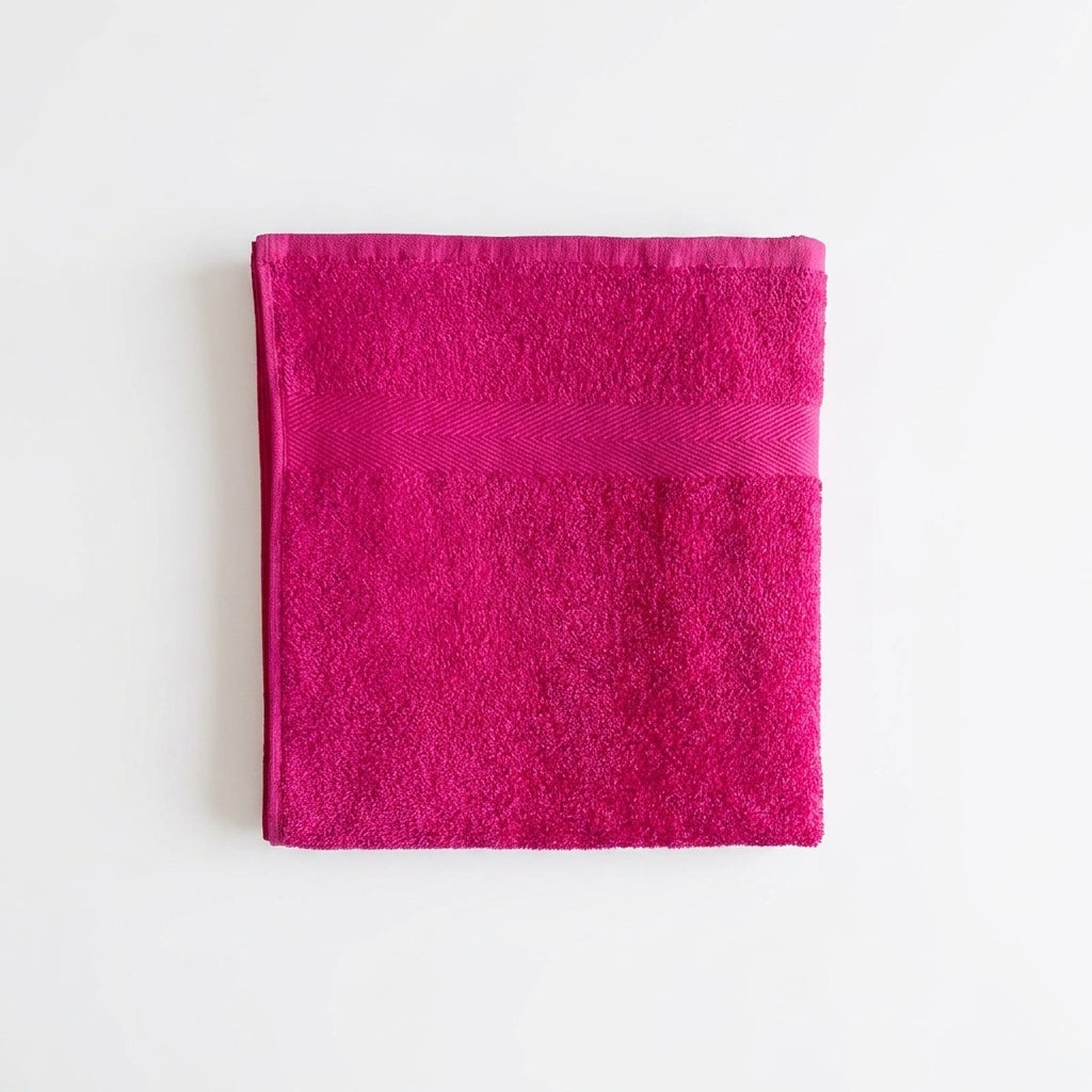 Premium Cotton Towel Electric Pink-500 GSM