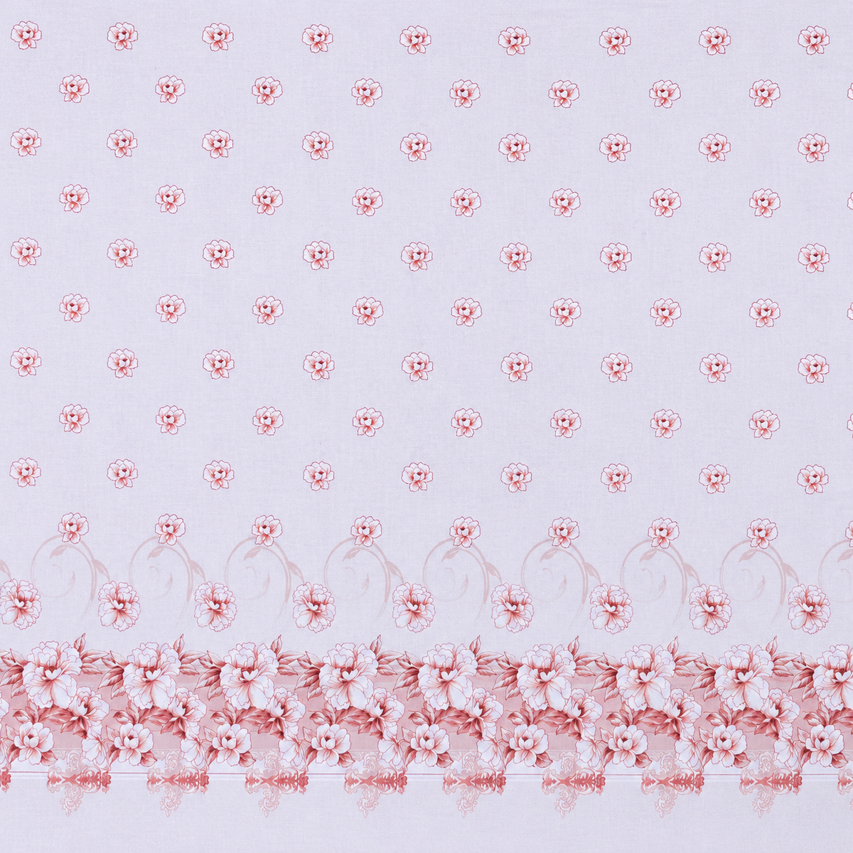 100% Cotton Pink Blossom Garden – Floral Bedsheet Set