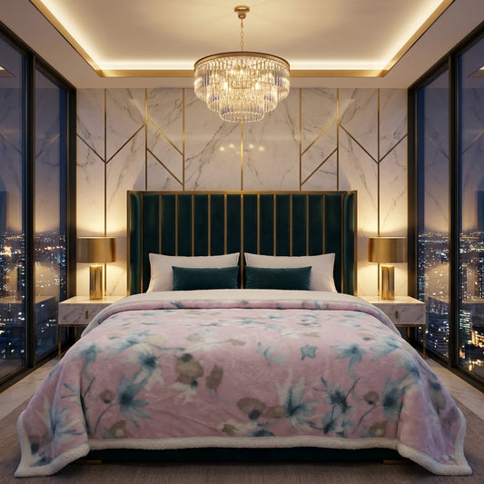 Fleece Blanket (Single Ply)-Rosa 2015