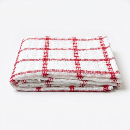 Premium Red Kitchen Towels – Pack of 4