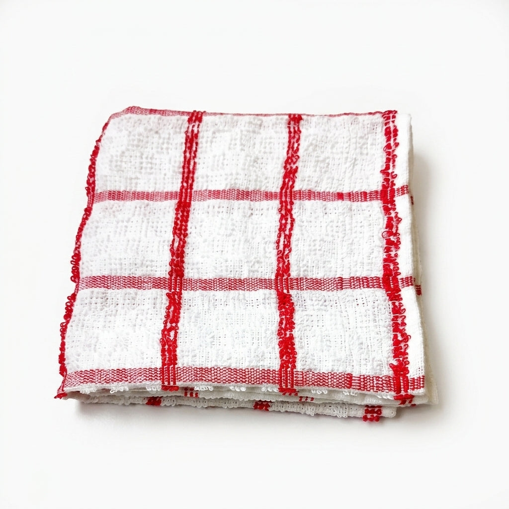 Premium Red Kitchen Towels – Pack of 4