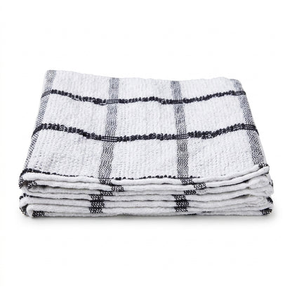 Premium Black Kitchen Towels – Pack of 4