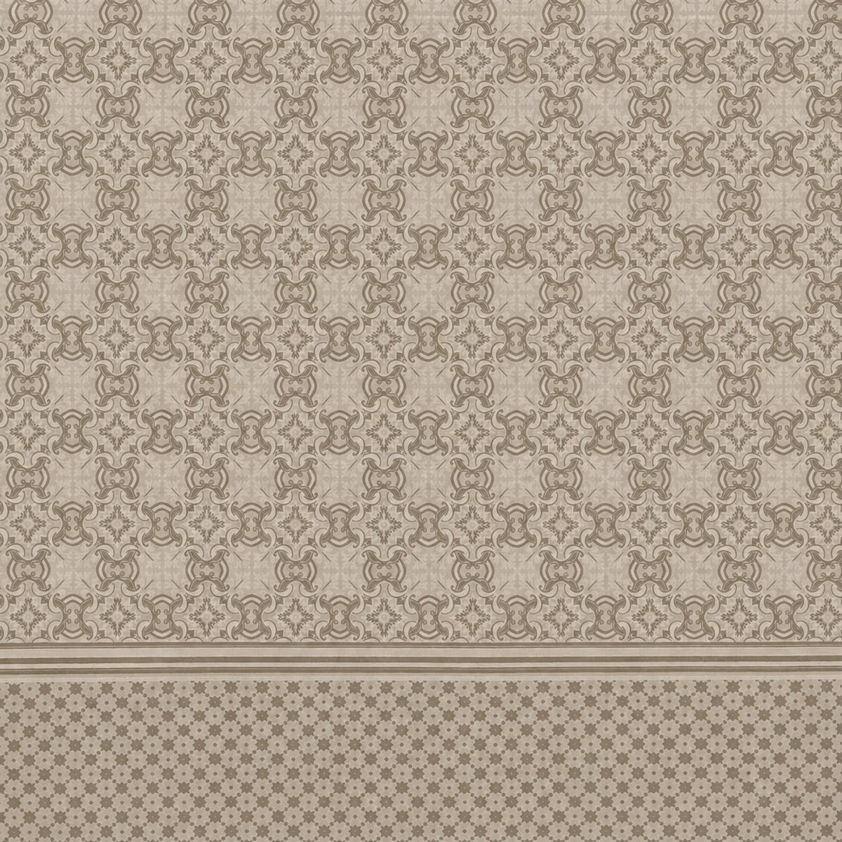 100% Cotton Grey Regal Mosaic – Bedsheet Set
