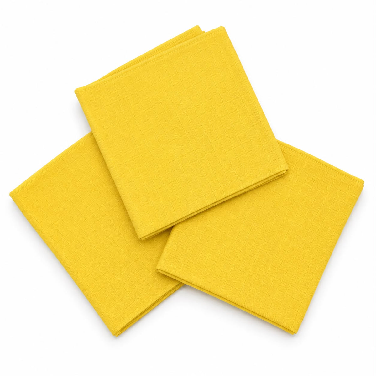 100% Cotton Yellow Cleaning Cloth Pack of 3