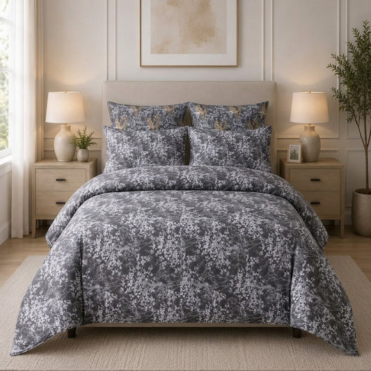 6-Piece Reversible Poly Cotton Comforter Set