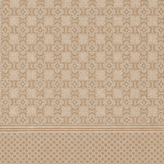 100% Cotton Brown Regal Mosaic – Bedsheet Set